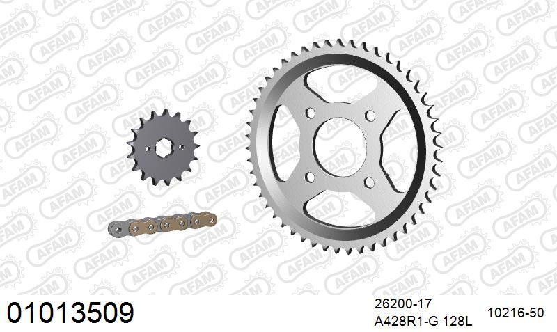 Zestaw napędowy AFAM do HONDA CLR 125 W X,Y,1,2,3, CLR 125 W City Fly X