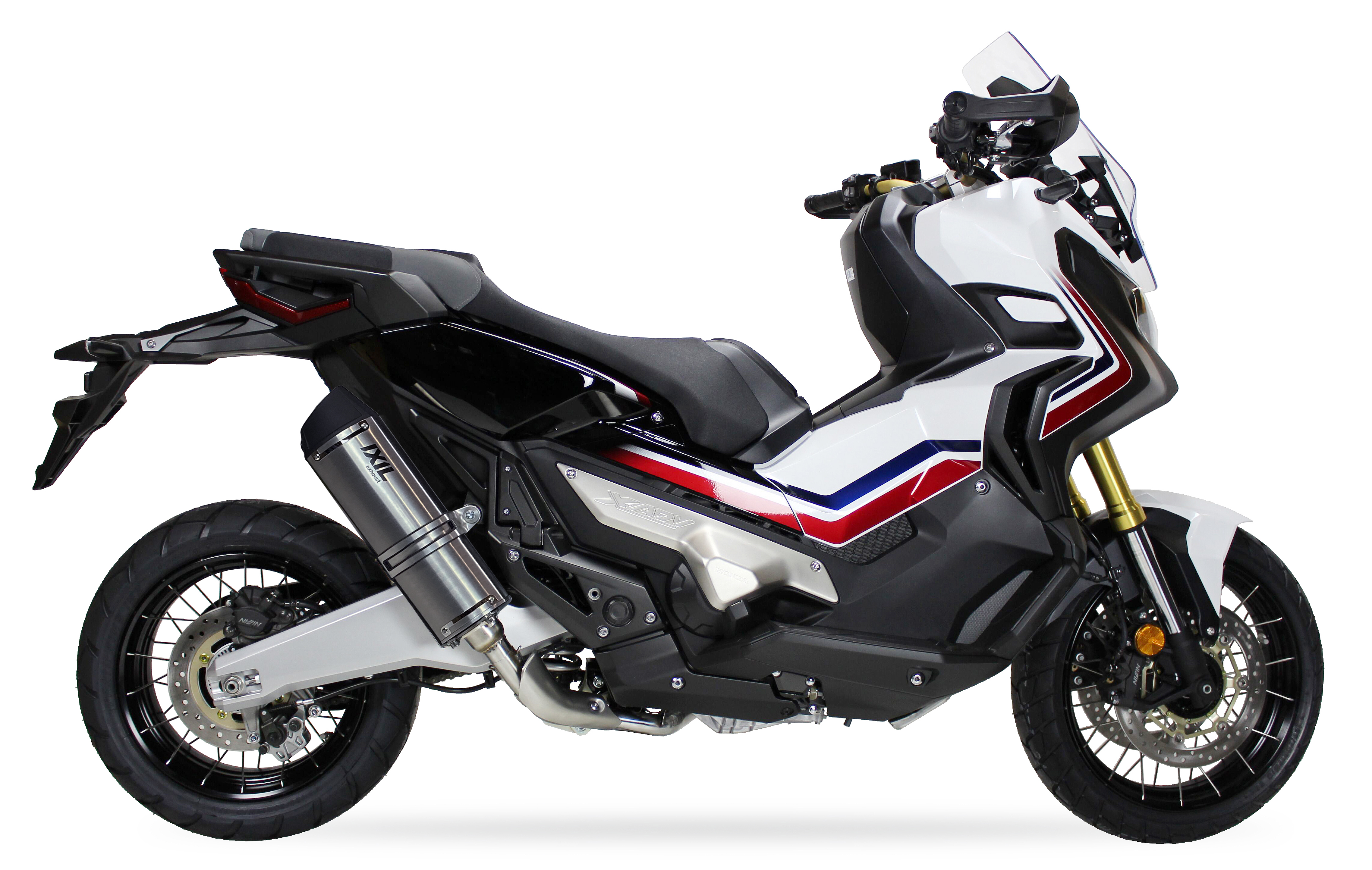 Tłumik IXIL HONDA FORZA 750 21-23 (RH11) typ SOVE (waga: 3000g, długość: 423 mm., materiał: Inox AISI304, kolor: Black painted)