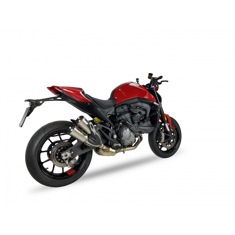 Tłumik IXIL DUCATI M 937 MONSTER 21-22 typ 2RC (waga: 800 x2g, długość: 230 mm., materiał: Inox AISI304, kolor: Bright resin) SL