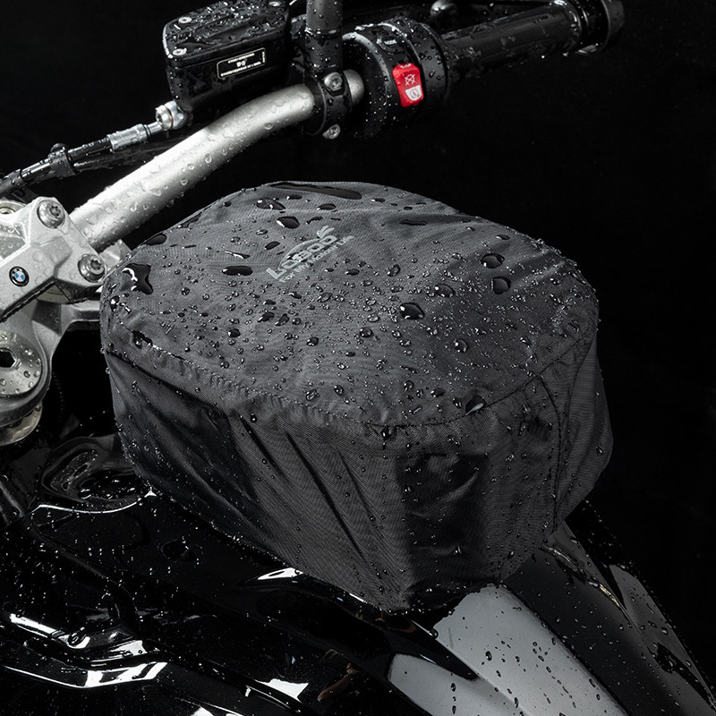 LOBOO Tank bag z funkcją szybkiego demontażu z kotwy magnetycznej, regulacja montażu 110mm, pojemność 2,5-3,5L, czarny