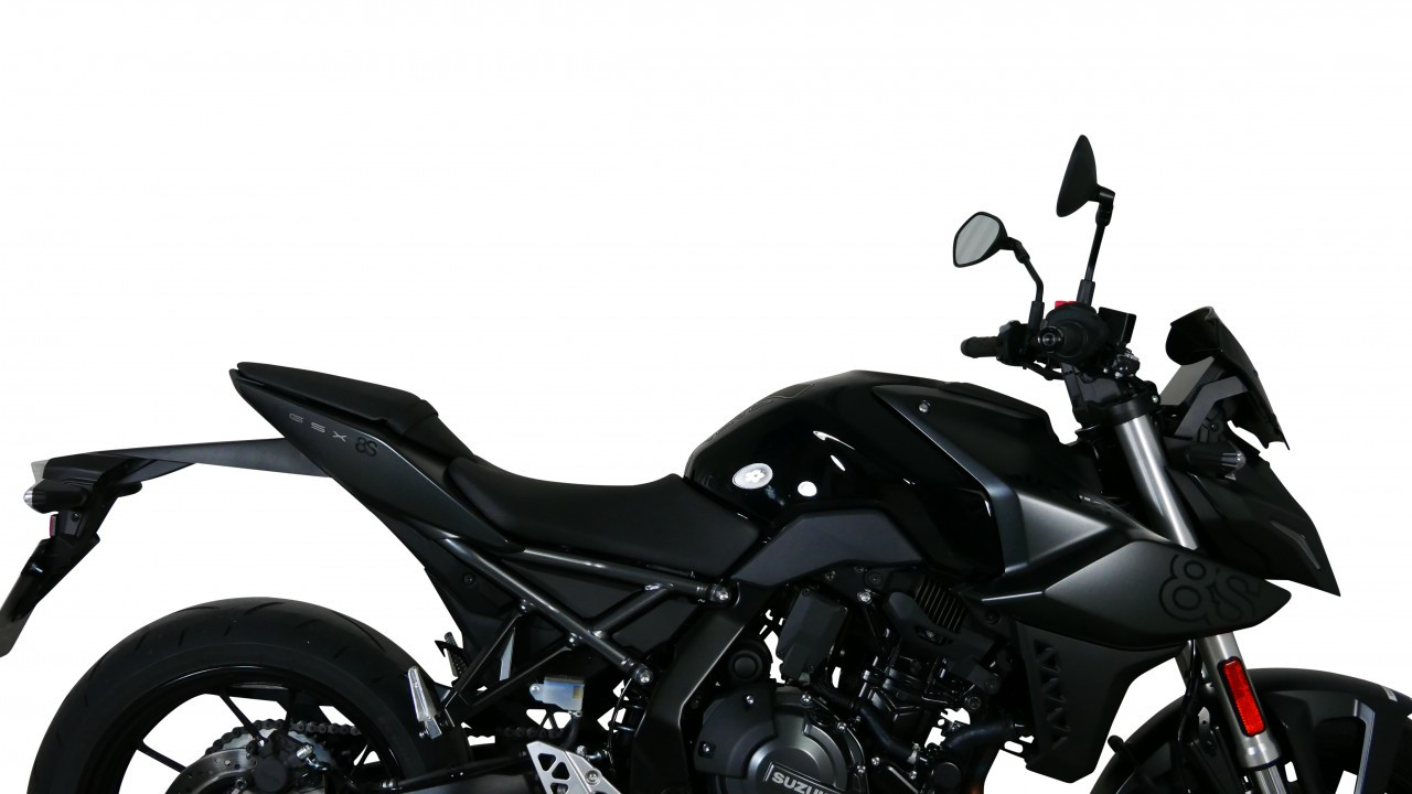 Szyba motocyklowa MRA SUZUKI GSX-8S 2023-, forma NSPM, czarna