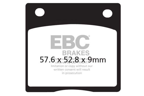 Klocki hamulcowe EBC FA036V V-PAD (kpl. na 1 tarcze)