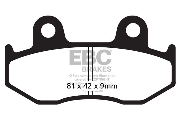 EBC Brakes Klocki hamulcowe EBC FA323R (kpl. na 1 tarcze) (odpowiednik PROX 37.208002)