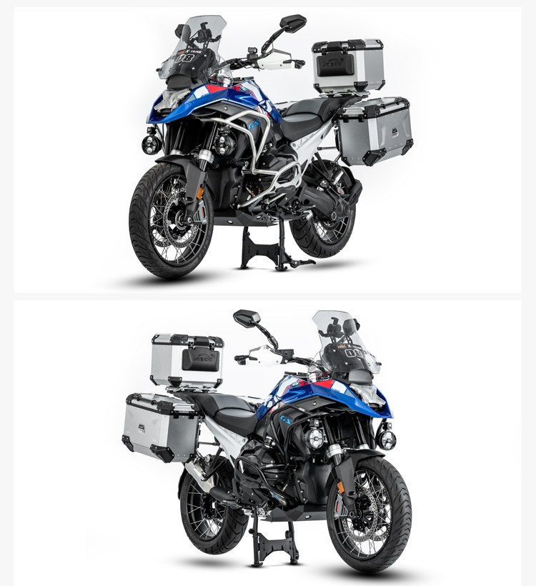 LOBOO Gmole górne BMW R1300GS (2023-) srebrne