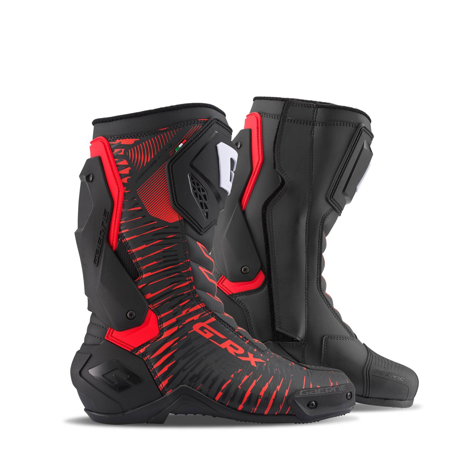 Buty motocyklowe, sportowe GAERNE GR-X czarno/ czerwone