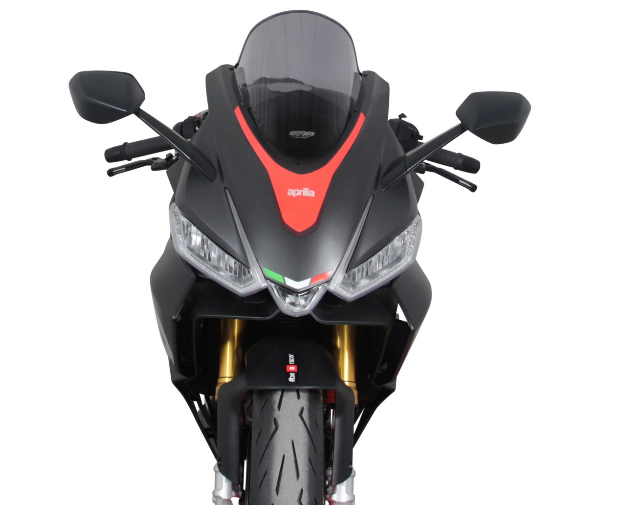 Szyba motocyklowa MRA APRILIA RS 660 2021-, forma R, przyciemniana
