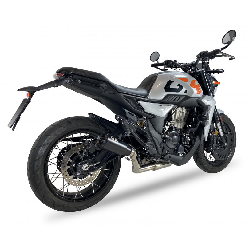 Tłumik IXIL ZONTES X350 2023 typ RB (waga: 900g, długość: 230 mm., materiał: Inox AISI304, kolor: Black painted) FULL SYSTEM - R