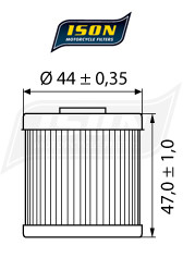 ISON filtr oleju ISON563