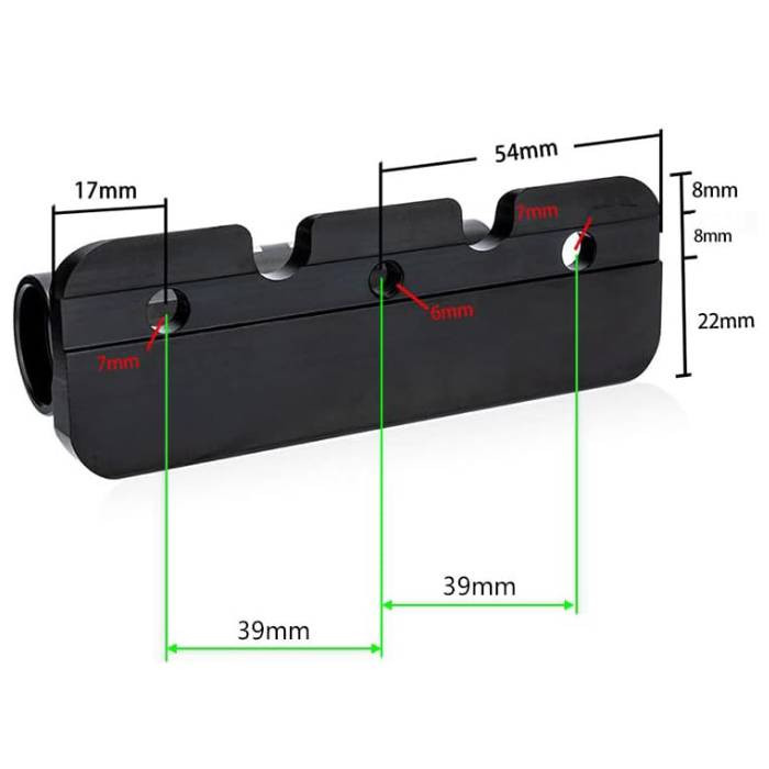 Uchwyt przedniej osi do transportu roweru z adapterami ROXAR
