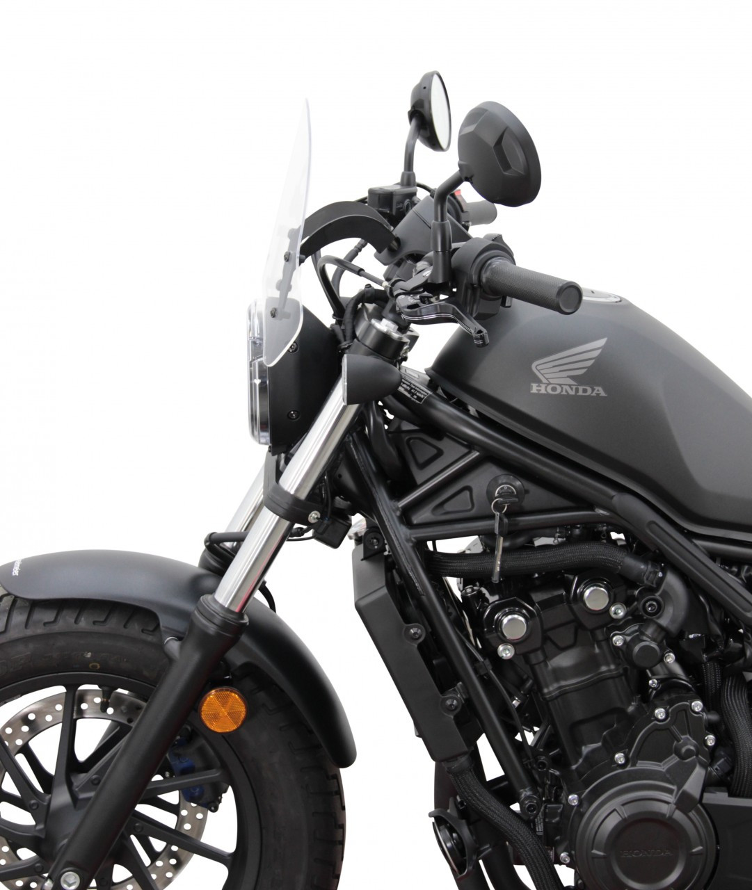 Szyba motocyklowa MRA HONDA CMX 500 REBEL 2020-, forma NSP, bezbarwna
