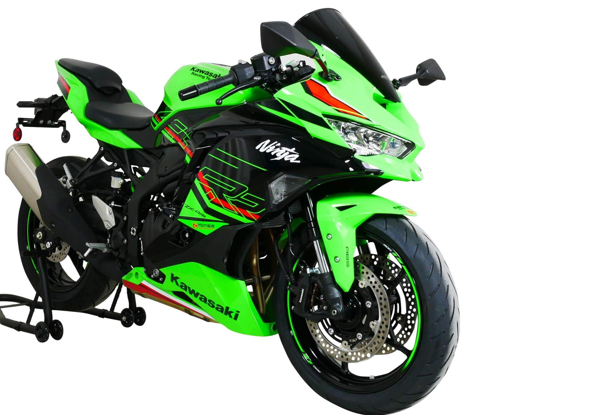 Szyba motocyklowa MRA KAWASAKI ZX-4 R / ZX- 4 RR 2023-, forma R, czarna