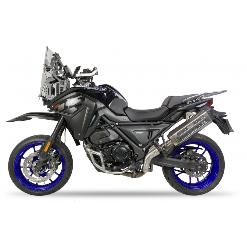 Tłumik IXIL VOGE 650 DS / DSX (R810C) typ MXT (waga: 4920g, długość: 540 mm., materiał: Inox AISI304, kolor: Black painted) SLIP
