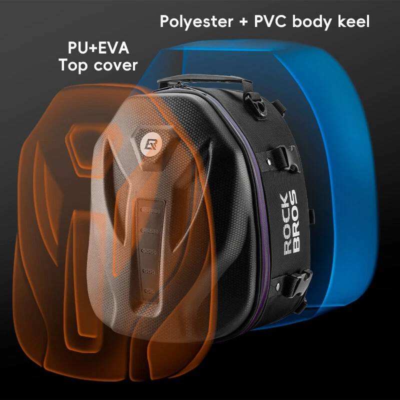 Torba motocyklowa 3w1 TAIL BAG, plecak, na ramię 12,5L Hard Shell (3017001901) ROCKBROS