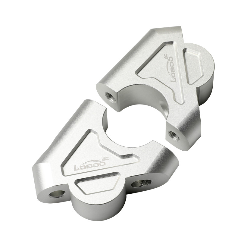 LOBOO Podwyższenie kierownicy do BMW R1200GS/ADV/S1000XR/1250ADV, podwyższenie 30mm, przybliżenie 26mm