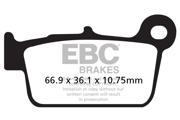EBC Brakes Klocki hamulcowe EBC MXS367 off-road wyczynowe (kpl. na 1 tarcze)