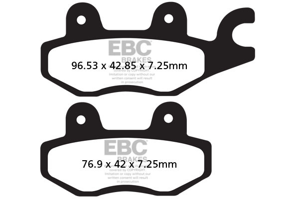 EBC Brakes Klocki hamulcowe EBC SFA635 skuterowe (kpl. na 1 tarcze)