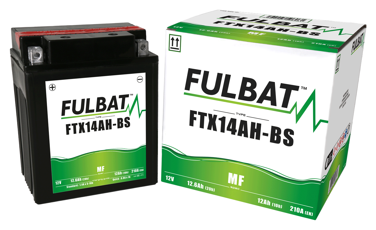 Akumulator FULBAT FUL MF - FTX14AH-BS / YTX14AH-BS (suchy, bezobsługowy, kwas w zestawie)