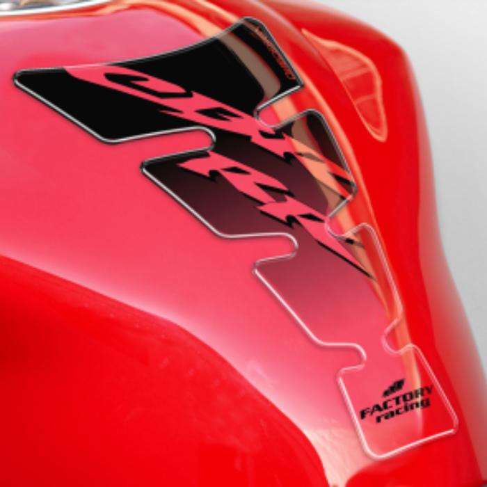 ONEDESIGN Tankpad Spirit shape logo CBR czarny/transparentny