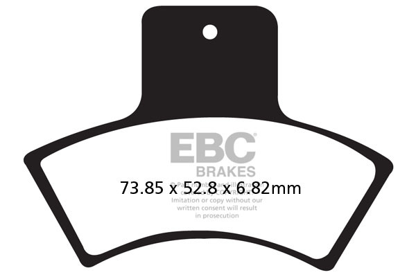 EBC Brakes Klocki hamulcowe EBC FA270TT (kpl. na 1 tarcze)