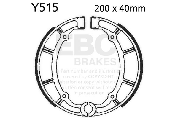EBC Brakes Szczęki hamulcowe EBC Y515 (1 kpl.)