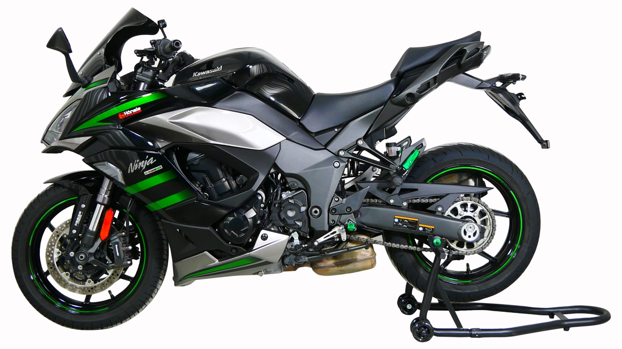 Szyba motocyklowa MRA KAWASAKI NINJA 1000 SX 2020-, forma R, czarna