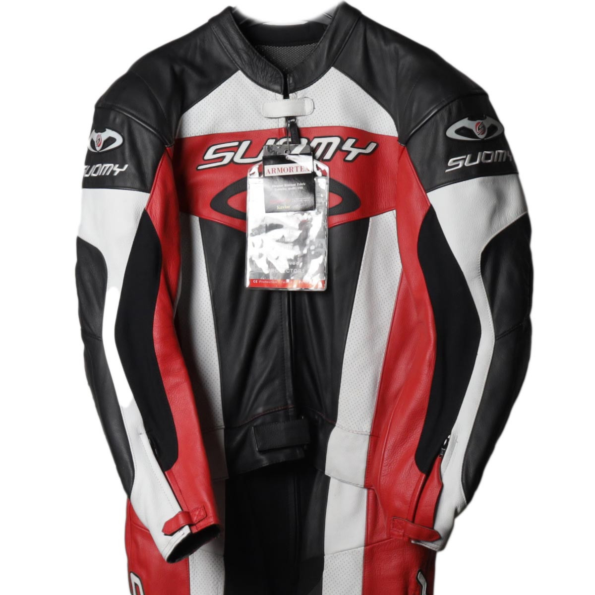 Suomy Kombinezon motocyklowy skórzany Lecco czerwony