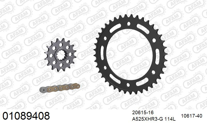 Zestaw napędowy AFAM do HONDA CBR 1000 RR Fireblade 4,5