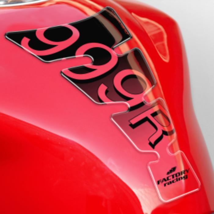 ONEDESIGN Tankpad Spirit shape logo 999 czarny/transparentny