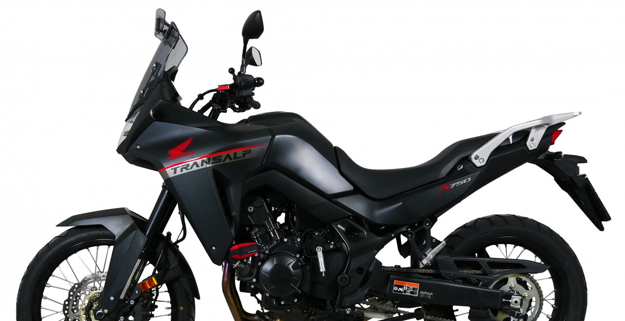 Szyba motocyklowa MRA HONDA XL 750 TRANSALP 2023-2024, forma VTM, przyciemniana