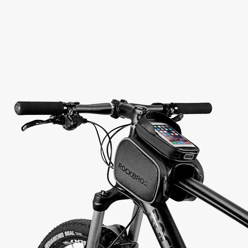 Sakwa, torba rowerowa na ramę z pokrowcem na telefon 6,2" Rockbros 009-42