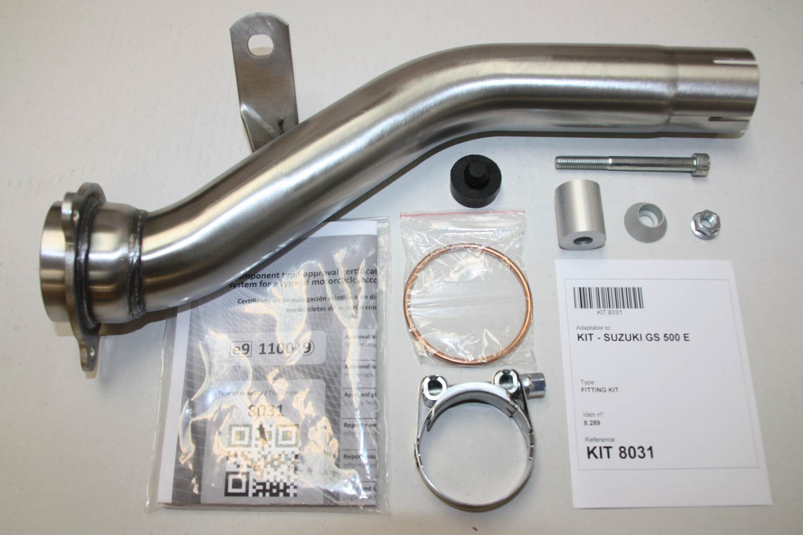 Tłumik IXIL SUZUKI GS 500 F 04-10 (WVBK) typ SOVE (waga: 3000g, długość: 423 mm., materiał: Inox AISI304, kolor: Black painted)