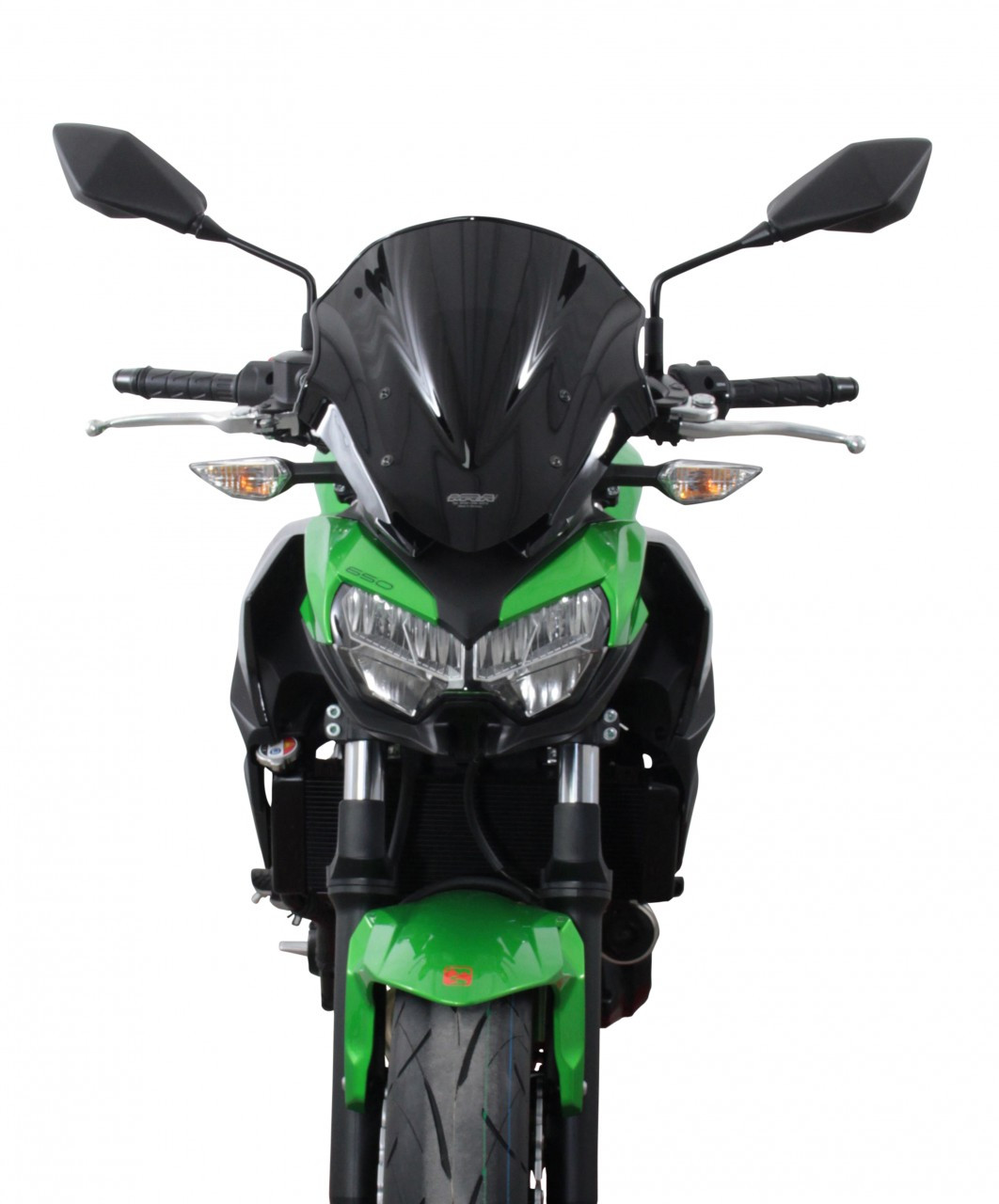 Szyba motocyklowa MRA KAWASAKI Z 650 2020-, forma NRN, czarna