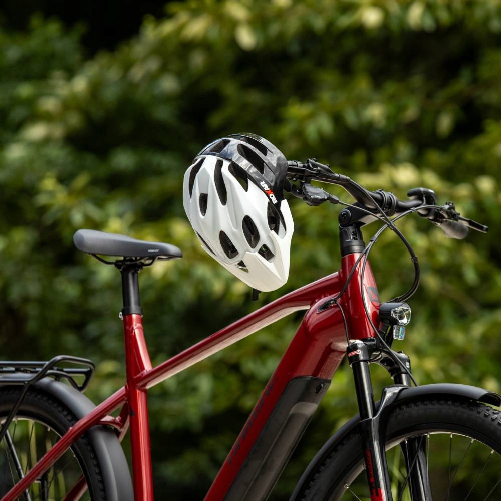 Kask rowerowy ROXAR MTB white black