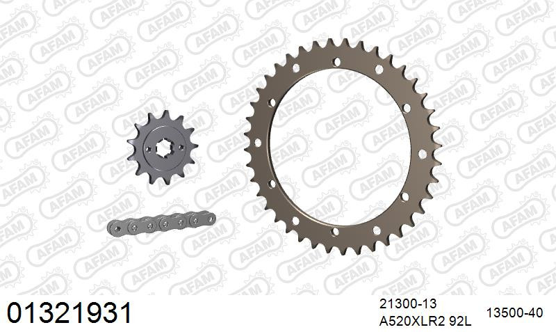 Zestaw napędowy AFAM do YAMAHA YFS 200 Blaster U,W,A,B,D,E,F,G,J,H,K,L,M,N,P,R,S,T,V
