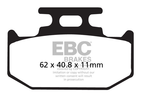 EBC Brakes Klocki hamulcowe EBC MXS152/2 off-road wyczynowe (kpl. na 1 tarcze)
