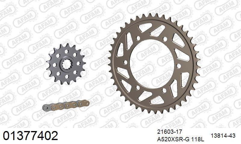 Zestaw napędowy AFAM do YAMAHA YZF-R 7 OW02