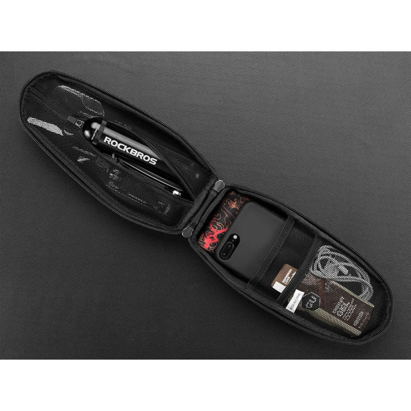 Sakwa, torba rowerowa na ramę średnia twarda Rockbros B61 1,5L