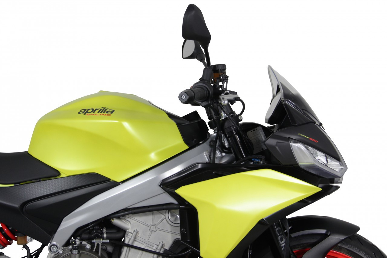 Szyba motocyklowa MRA APRILIA TUONO 660 /V4 1100 / FAC.2019- 2021-, forma O, przyciemniana