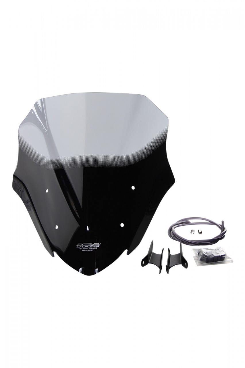 Szyba motocyklowa MRA KAWASAKI Z 900 ZR 900 B 2017-2019, forma NRN, czarna