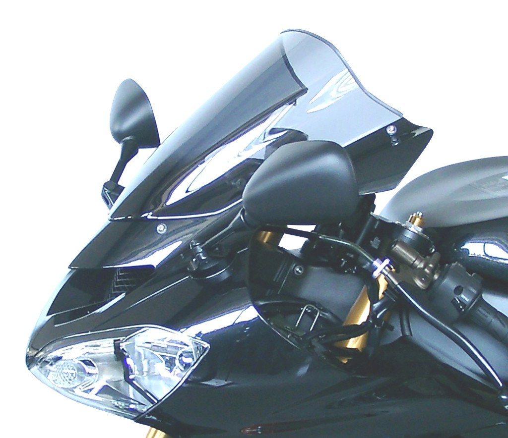 Szyba motocyklowa MRA KAWASAKI ZX 10 R ZXT00C 2004-2005, forma R, czarna