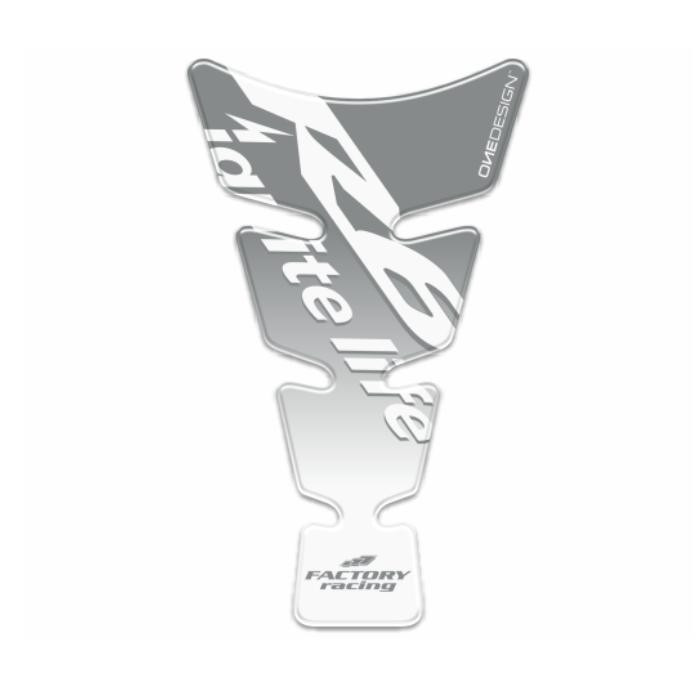 ONEDESIGN Tankpad Spirit shape logo R6 srebrny/transparentny