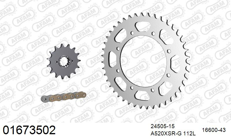 Zestaw napędowy AFAM do KAWASAKI KLX 650 C1,C2,C3,B1,C4,C5,C,C,C,C,C