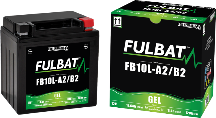 Akumulator FULBAT FUL GEL - FB10L-A2 / FB10L-B2 / YB10L-A2 / YB10L-B2 (Żelowy, bezobsługowy)