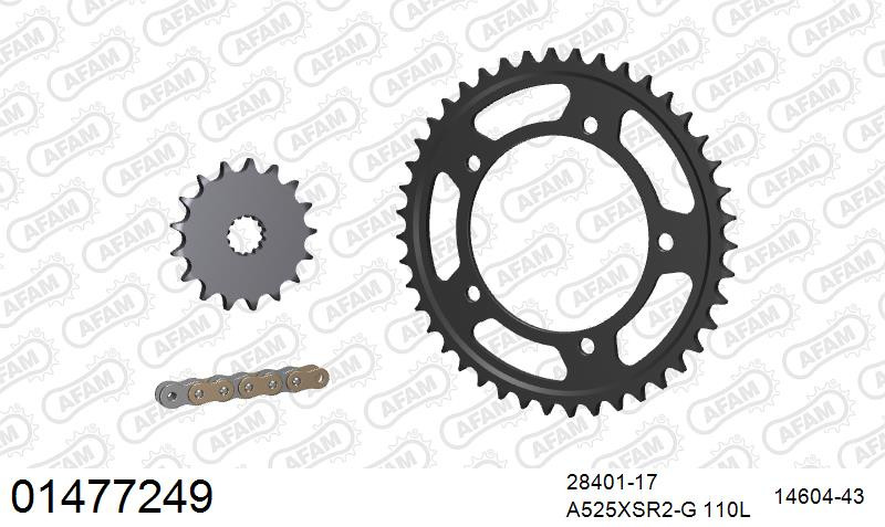 Zestaw napędowy AFAM do SUZUKI GSX-R 750 K4,K5