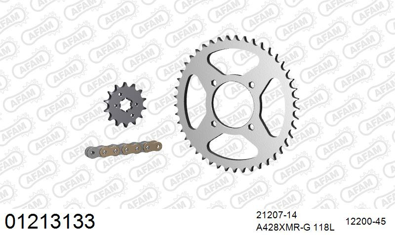 Zestaw napędowy AFAM do YAMAHA YBR 125 E