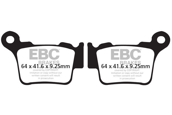 EBC Brakes Klocki hamulcowe EBC FA368R (kpl. na 1 tarcze) (odpowiednik PROX 37.202302)