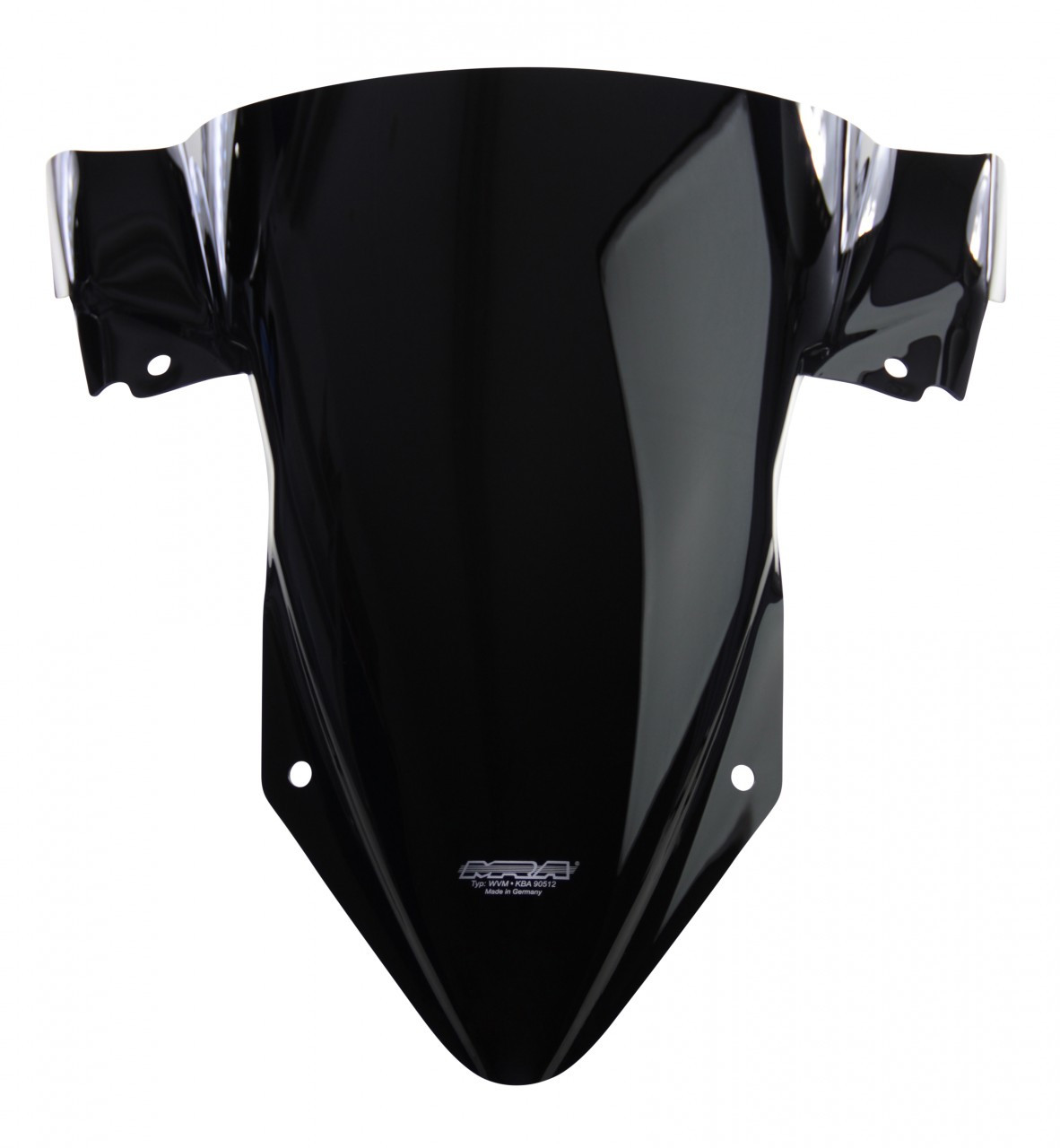 Szyba motocyklowa MRA BMW S1000 RR 2019-2022, forma O, czarna