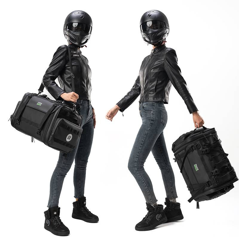 Torba motocyklowa 43-50L - wodoodporna i składana torba wyprawowa ROCKBROS 3014009201