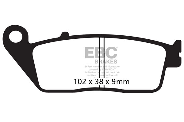 EBC Brakes Klocki hamulcowe EBC EPFA226HH Extreme Pro (kpl. na 1 tarcze)