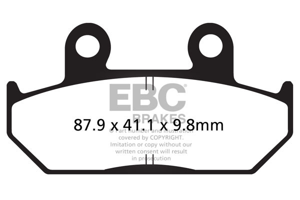 EBC Brakes Klocki hamulcowe EBC FA124/2HH wzmacniane (kpl. na 1 tarcze)